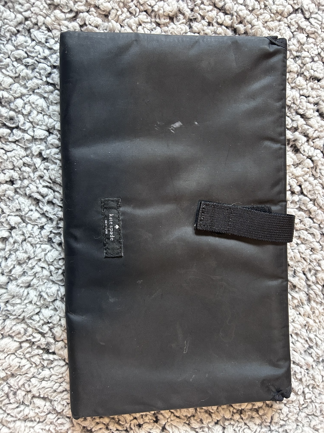 Kate Spade Black Changing Pad