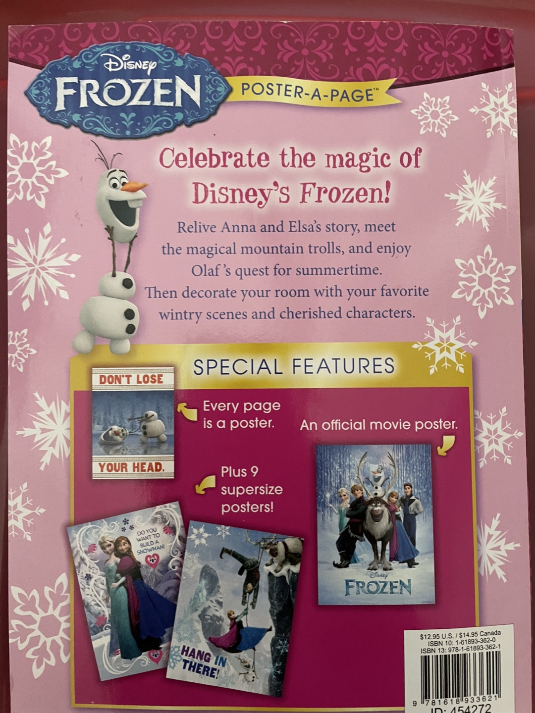 Disney Frozen Magical Moments Poster-A-Page Book - photo 2
