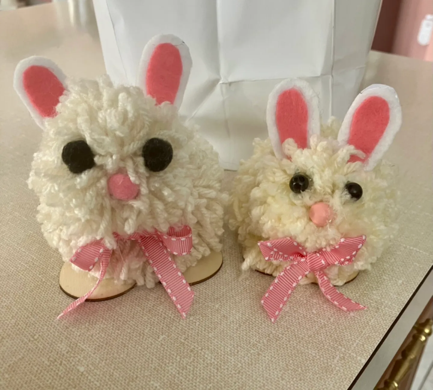 Adorable Yarn Pom-Pom Easter Chicks and Bunnies image indicator(10)
