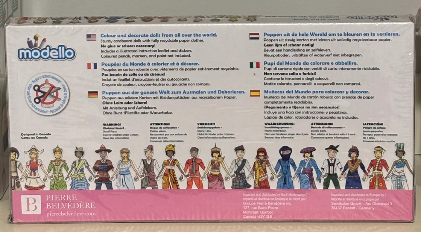 Modello Paper Dolls of the World - Very Rare! Pierre Belvedere image indicator(2)