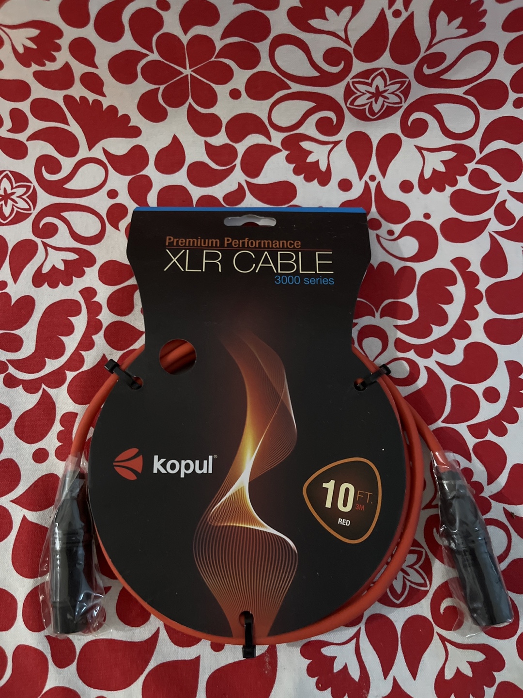 Kopul 10ft Premium XLR Cable - Red