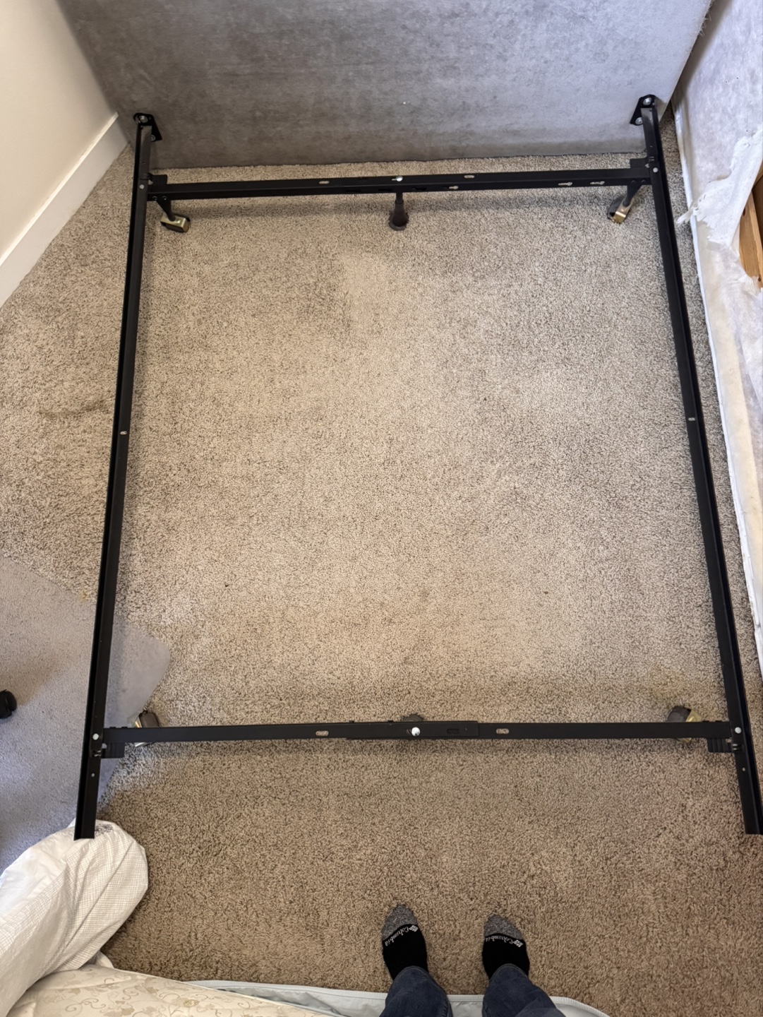 Double Size Bed Frame with Headboard - photo 2