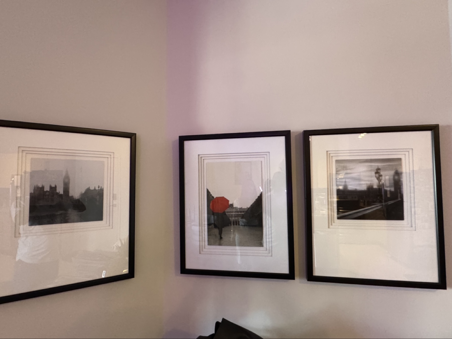 Set of Three Framed London Prints