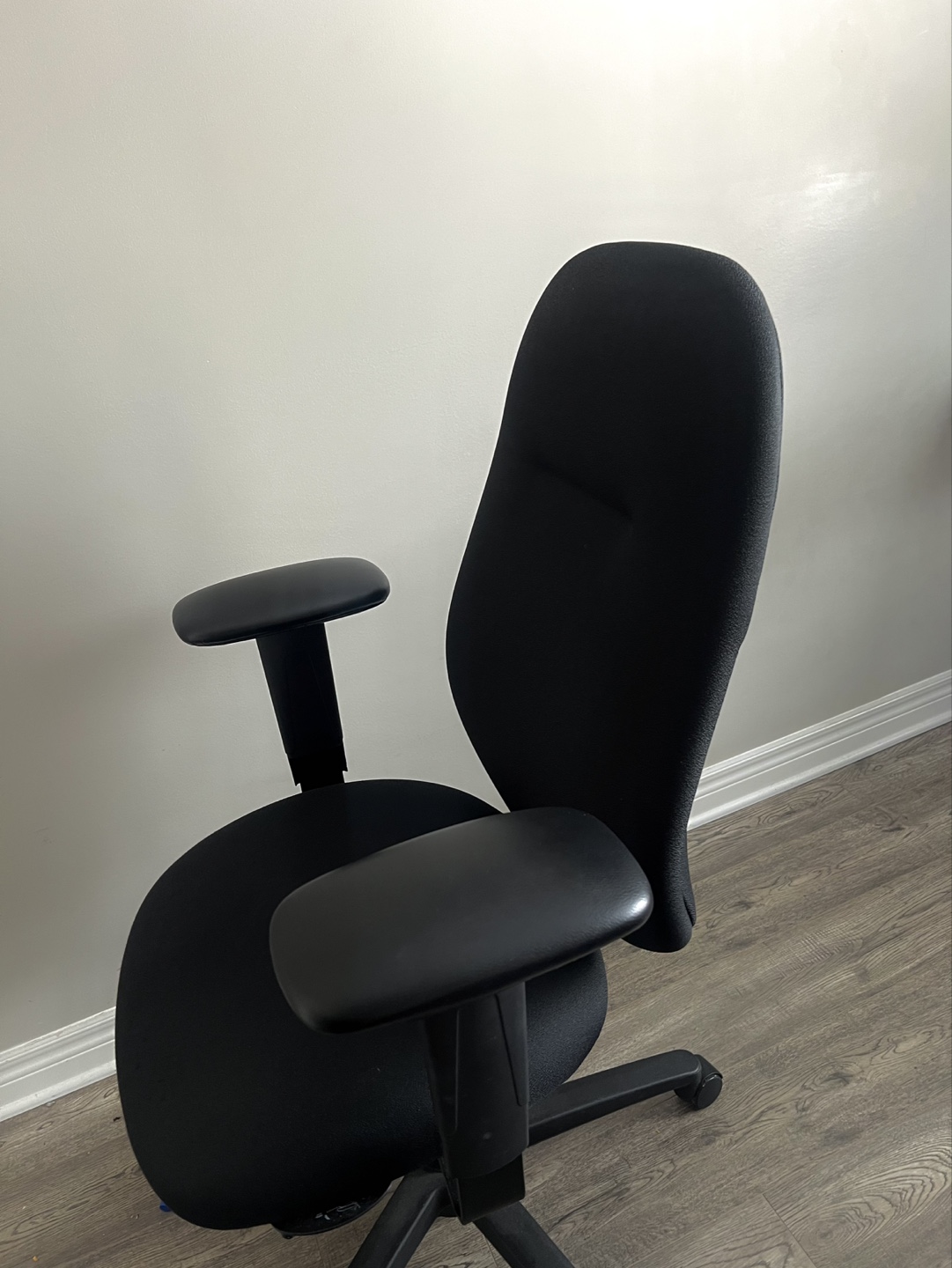 Office Chair - Black Fabric - Adjustable - photo 2