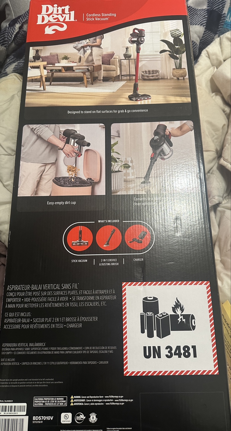 Dirt Devil BD57010V Cordless Standing Stick Vacuum - photo 5