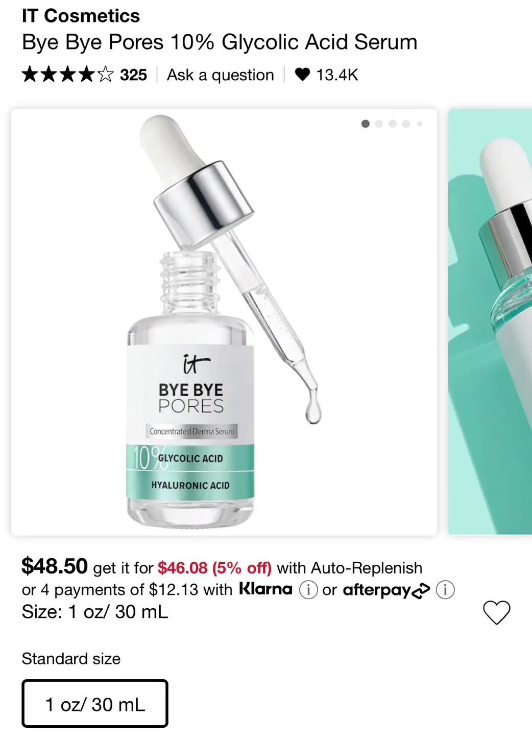 IT Cosmetics Bye Bye Pores 10% Glycolic Acid Serum thumbnail