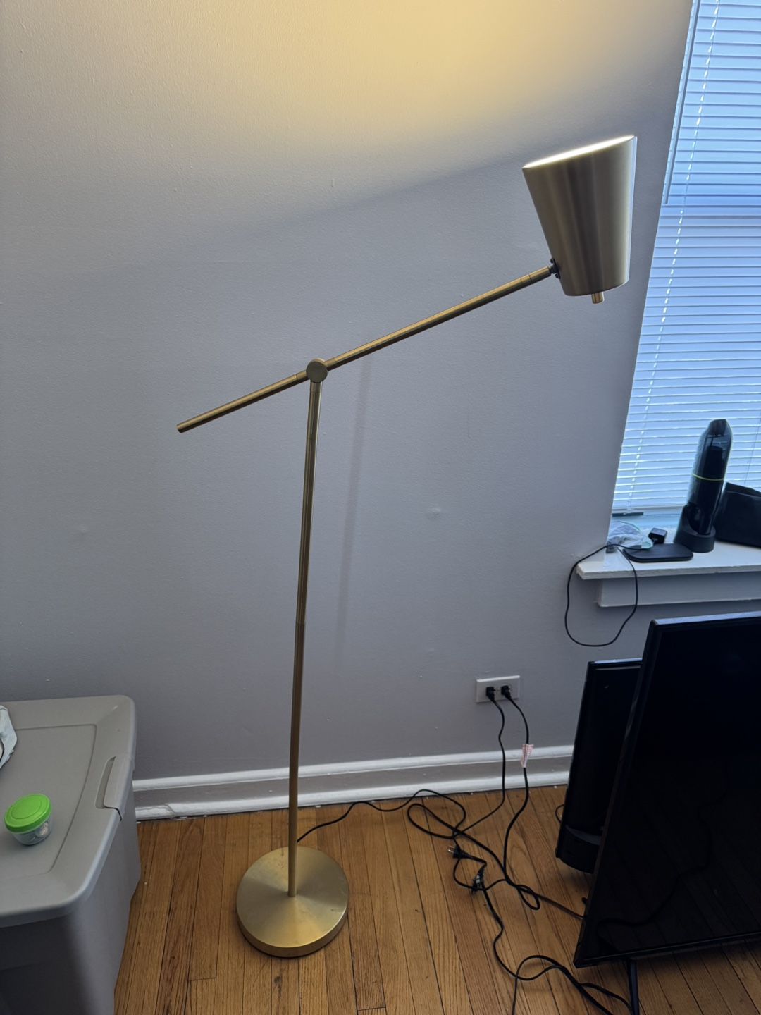 Gold Floor Lamp - photo 2