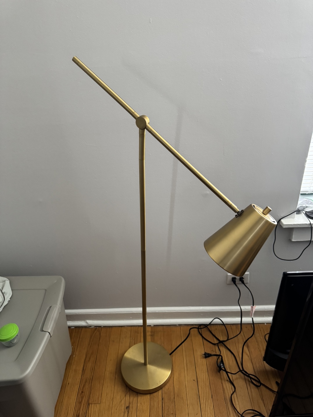 Gold Floor Lamp - photo 3