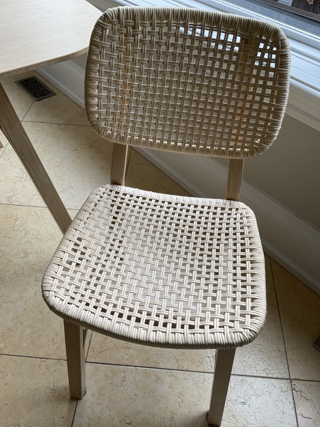 Modern Woven Dining Set - Table and 6 Chairs - photo 2