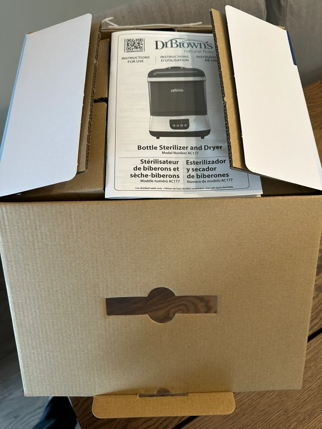 Dr Brown's All-in-One Bottle Sterilizer and Dryer image indicator(4)