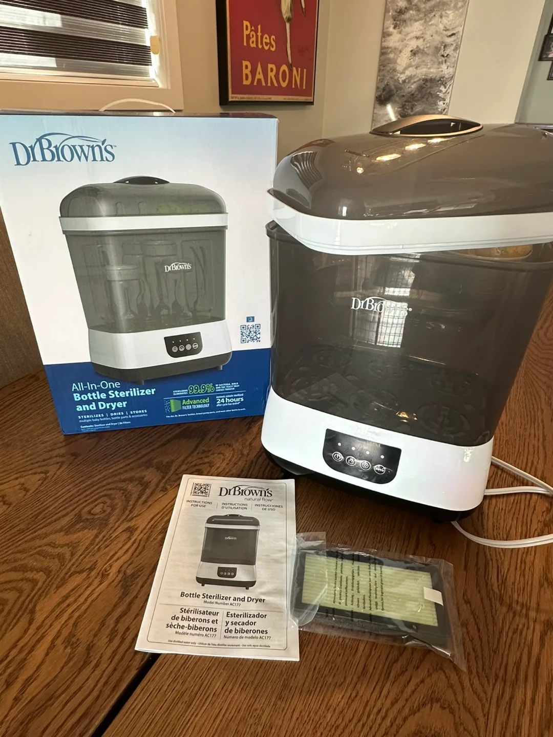 Dr Brown's All-in-One Bottle Sterilizer and Dryer image indicator(2)