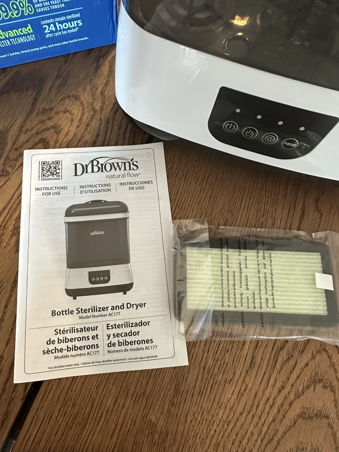 Dr Brown's All-in-One Bottle Sterilizer and Dryer - photo 3