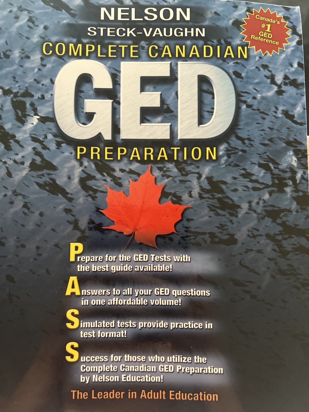 GED preparation paperbook