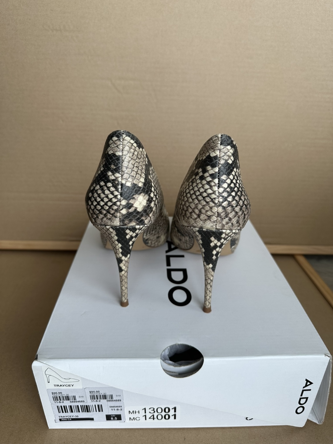 Aldo Tracey Snakeskin Heels Size 8.5 - photo 3