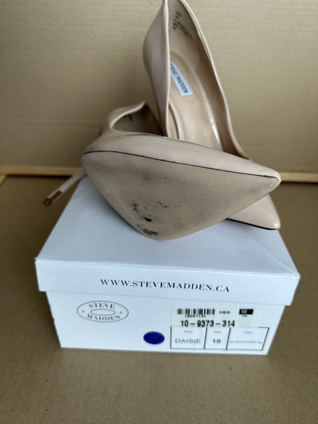 Steve Madden Daisie Blush Patent Pumps - Size 10 - photo 4