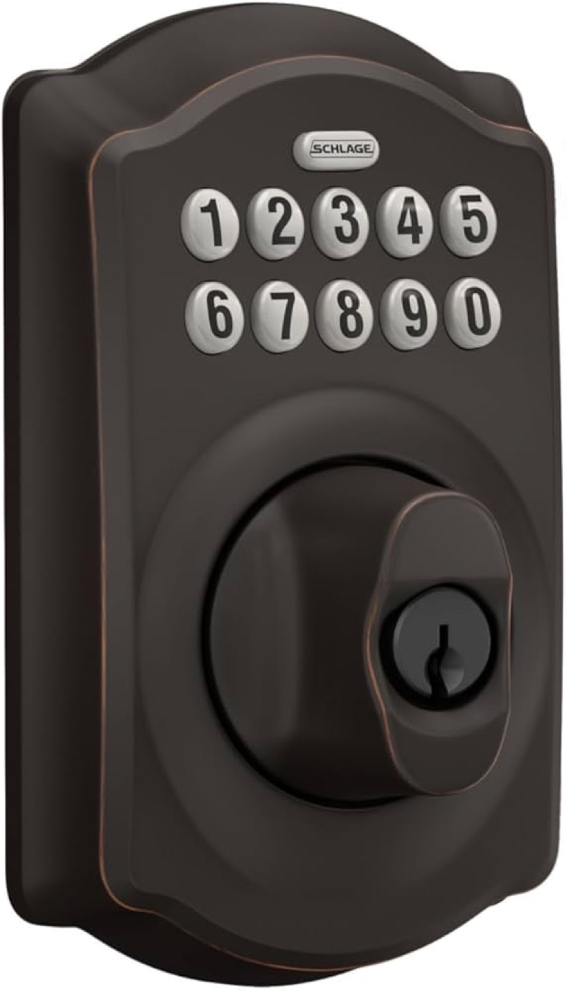 Schlage Keypad Door Lock - Oil-Rubbed Bronze - photo 2