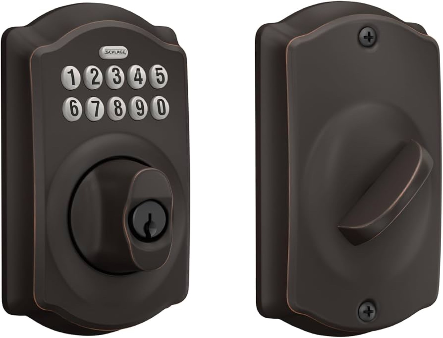 Schlage Keypad Door Lock - Oil-Rubbed Bronze - photo 3