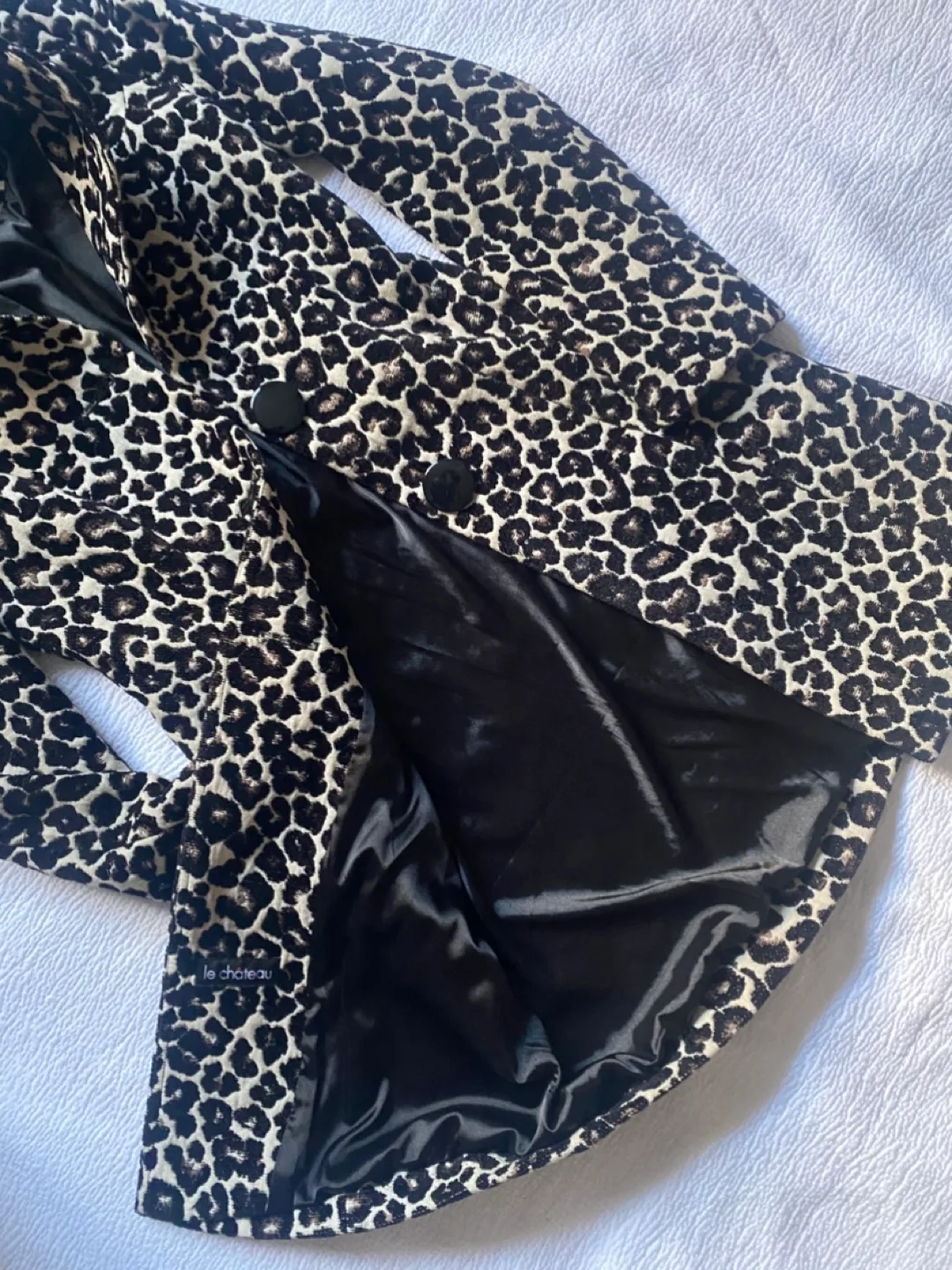 Le Chateau Leopard Print Coat image indicator(5)