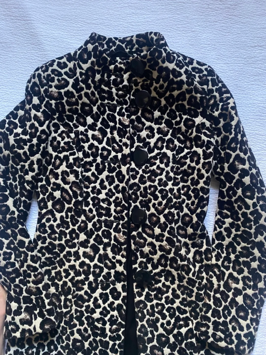 Le Chateau Leopard Print Coat image indicator(2)