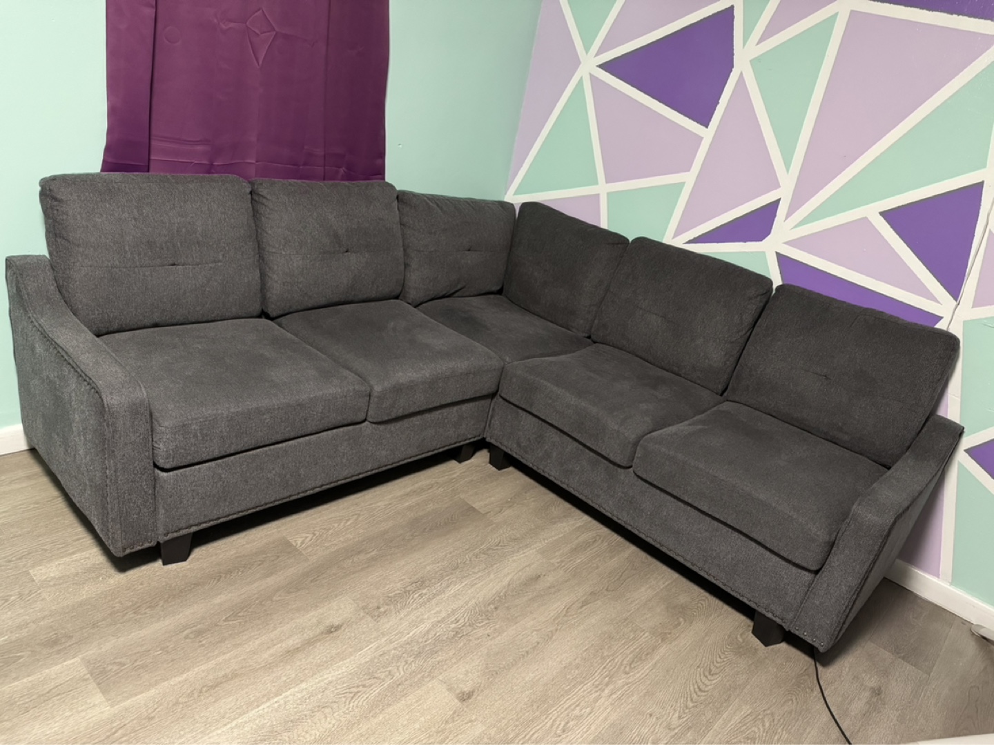 Gray Sectional Sofa