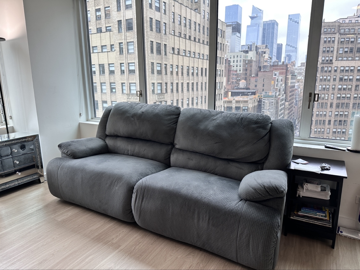 Gray Ashley Reclining Sofa