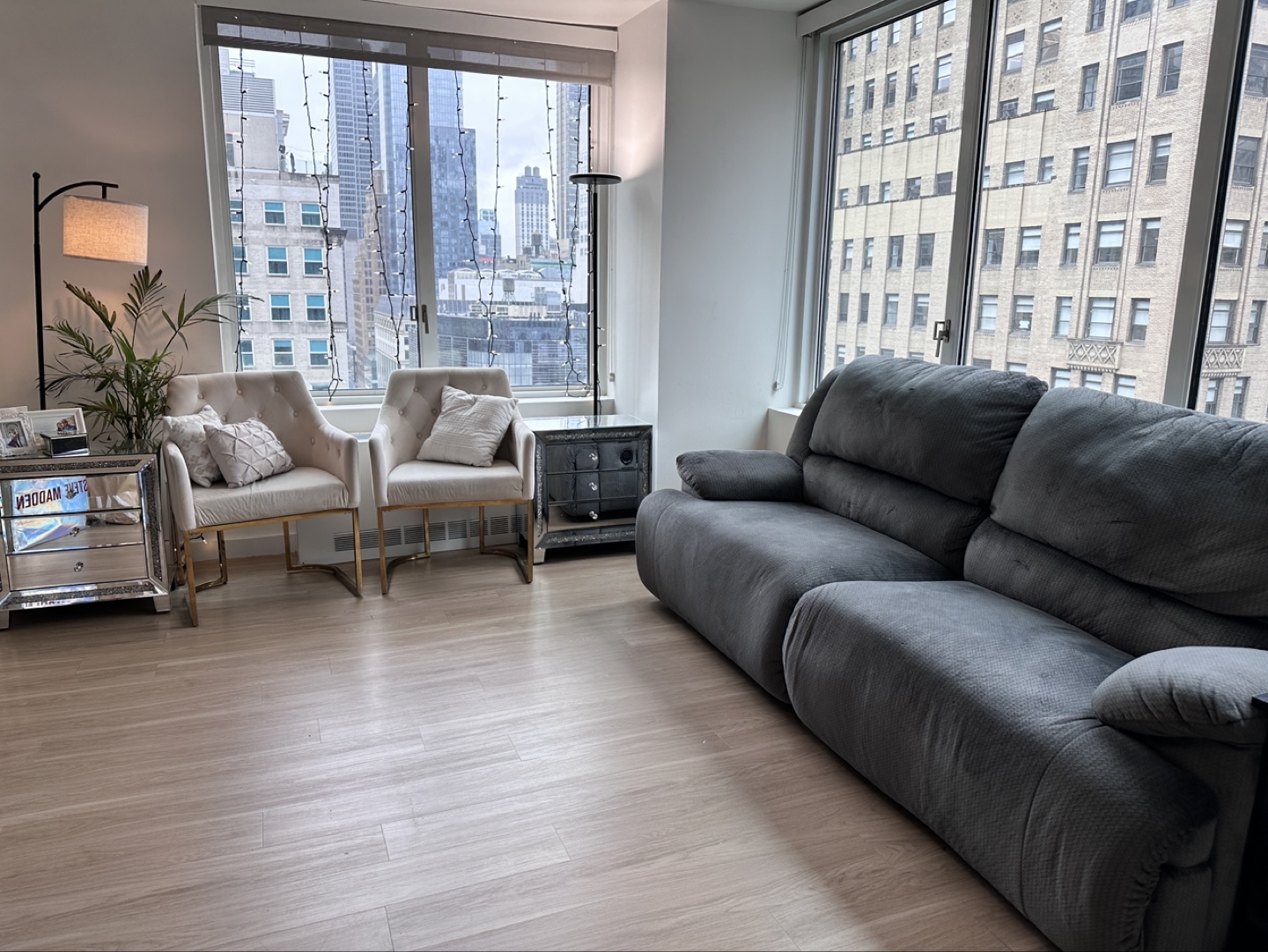 Gray Ashley Reclining Sofa - photo 2