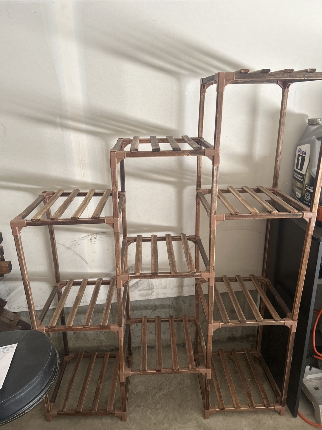 Modular Wooden Shelving Unit