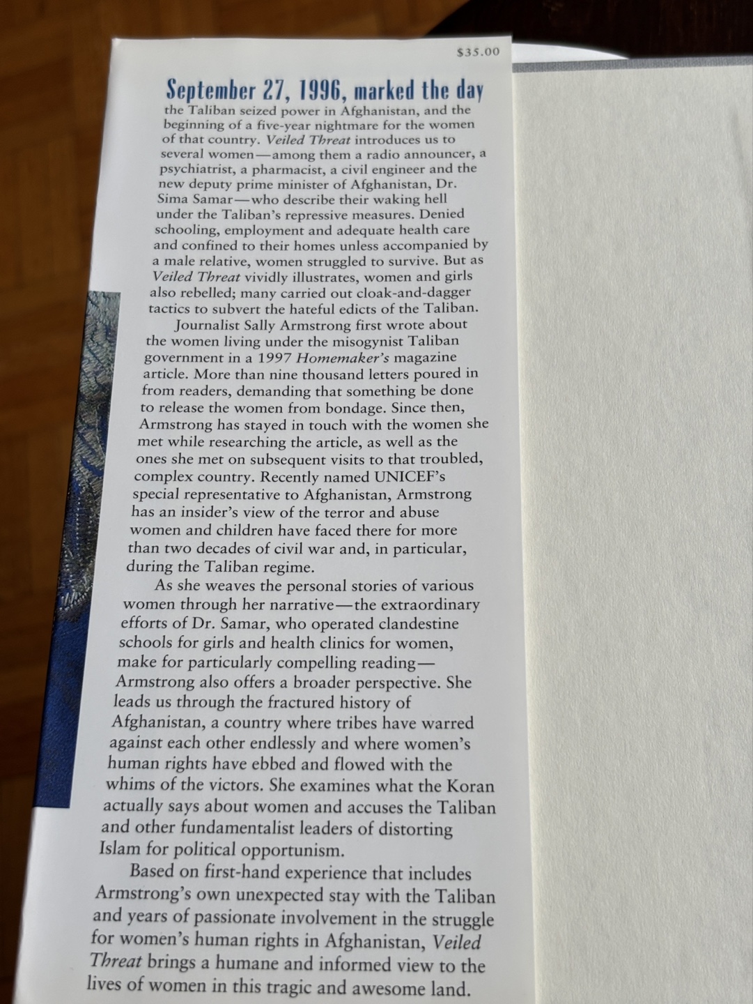 Veiled Threat: The hidden power …by Sally Armstrong - photo 5