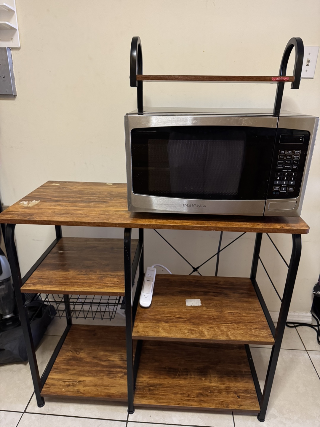 Microwave Oven Stand with Storage - photo 3