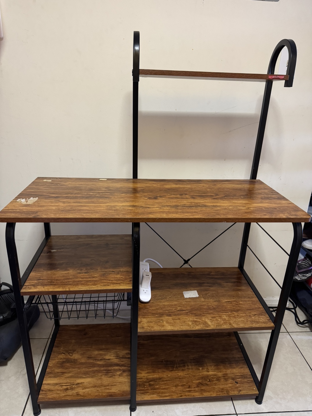 Microwave Oven Stand with Storage - photo 2
