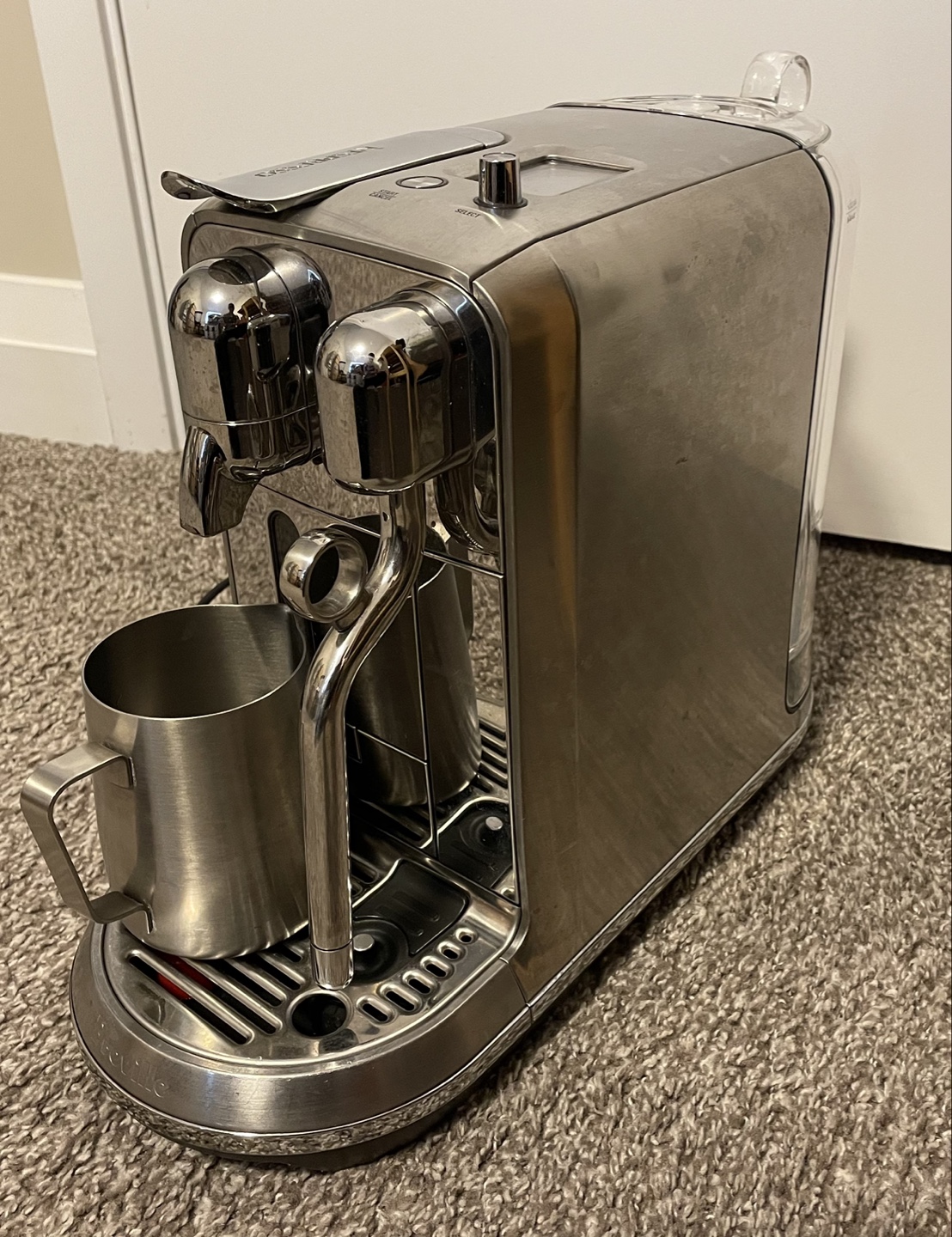 Breville Nespresso Creatista Espresso Machine - Stainless Steel