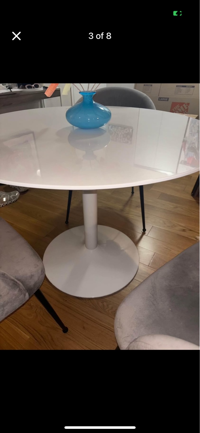 Coaster Furniture Lowry White Dining Table - photo 2