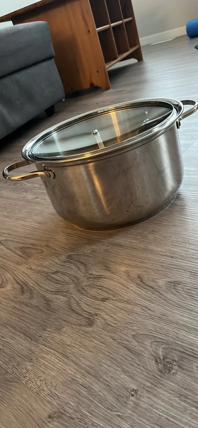 Stainless Steel Stock Pot with Lid thumbnail