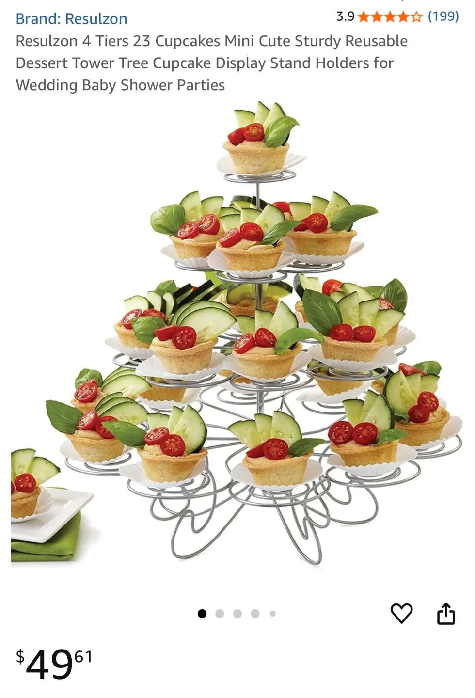 Resulzon 4-Tier Cupcake Stand image indicator(2)