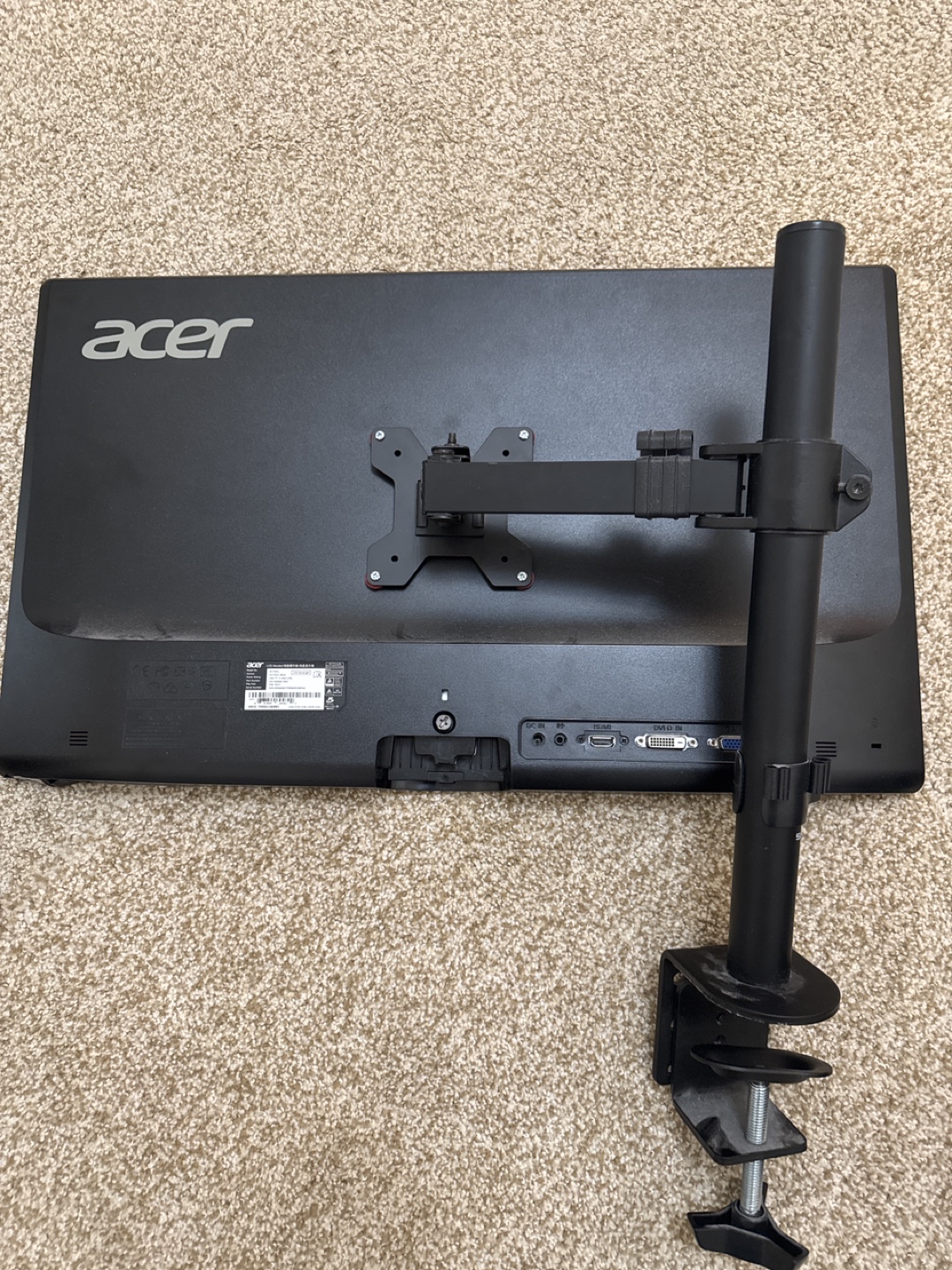 Acer G227HL 27-inch LCD Monitor with Stand and BenQ ScreenBar