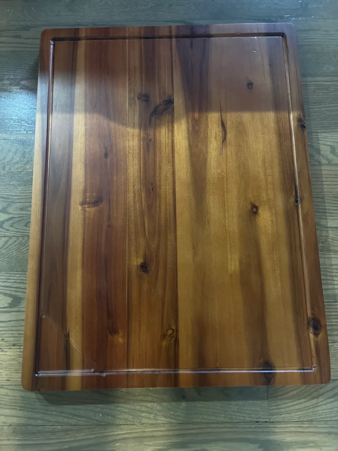 TIDITA Acacia Wood Cutting Board with Handles thumbnail