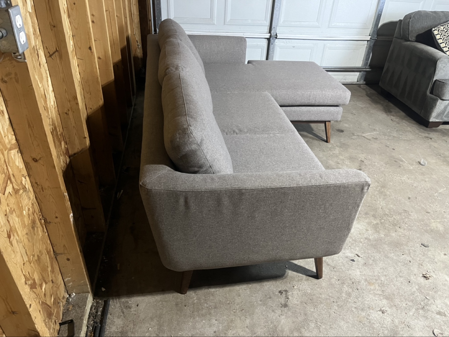 🚚 DELIVERY | Gray Sectional Couch Reversible Chaise - photo 4
