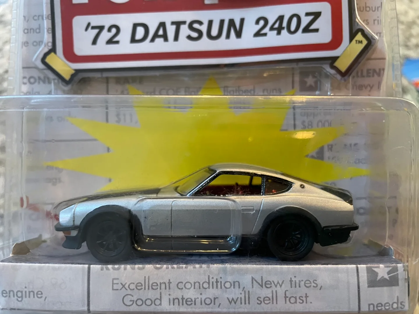 Rare Jada Toys 1972 Datsun 240Z “For Sale “ image indicator(3)