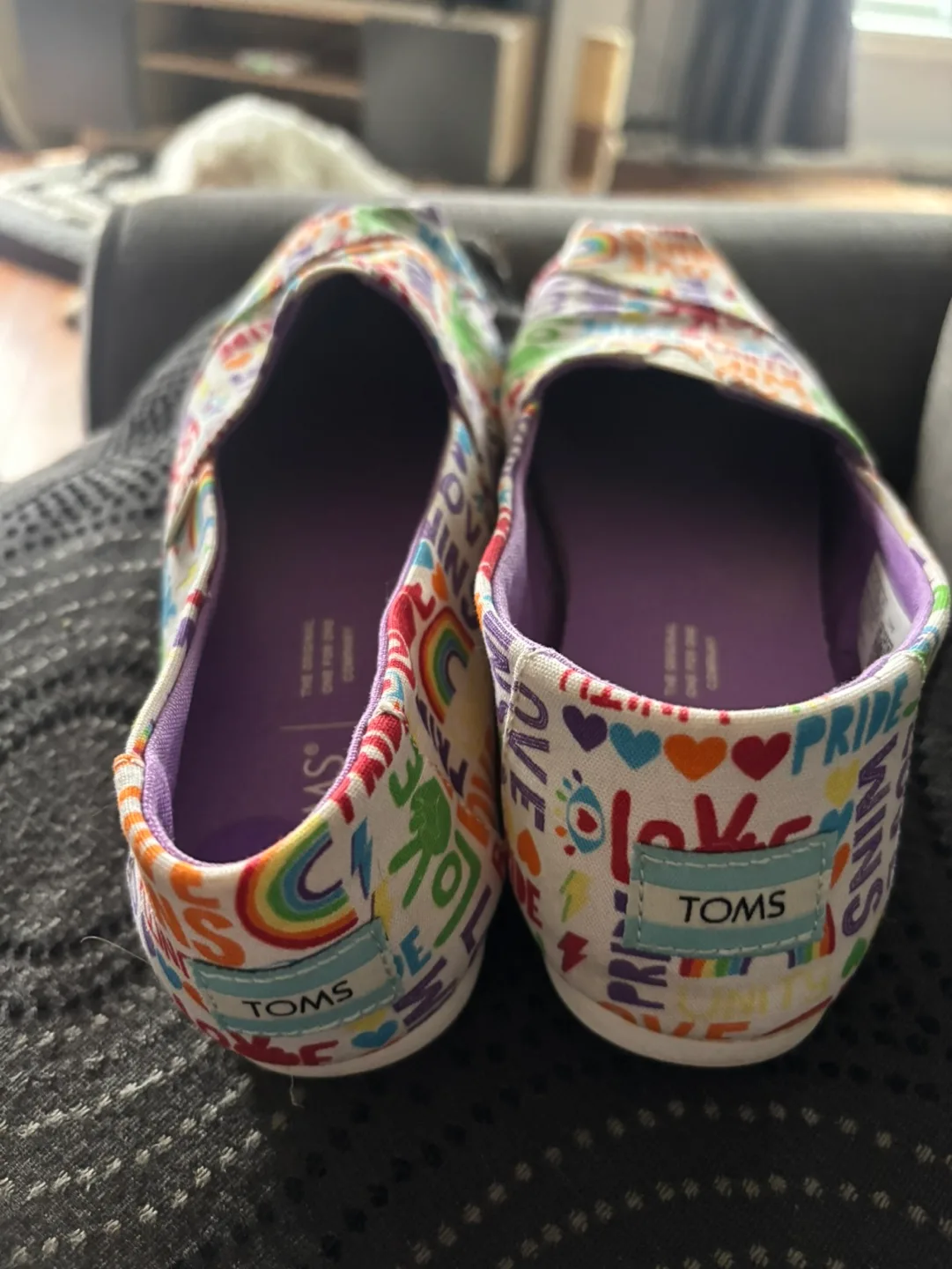 TOMS Pride Rainbow Slip-On Shoes image indicator(4)