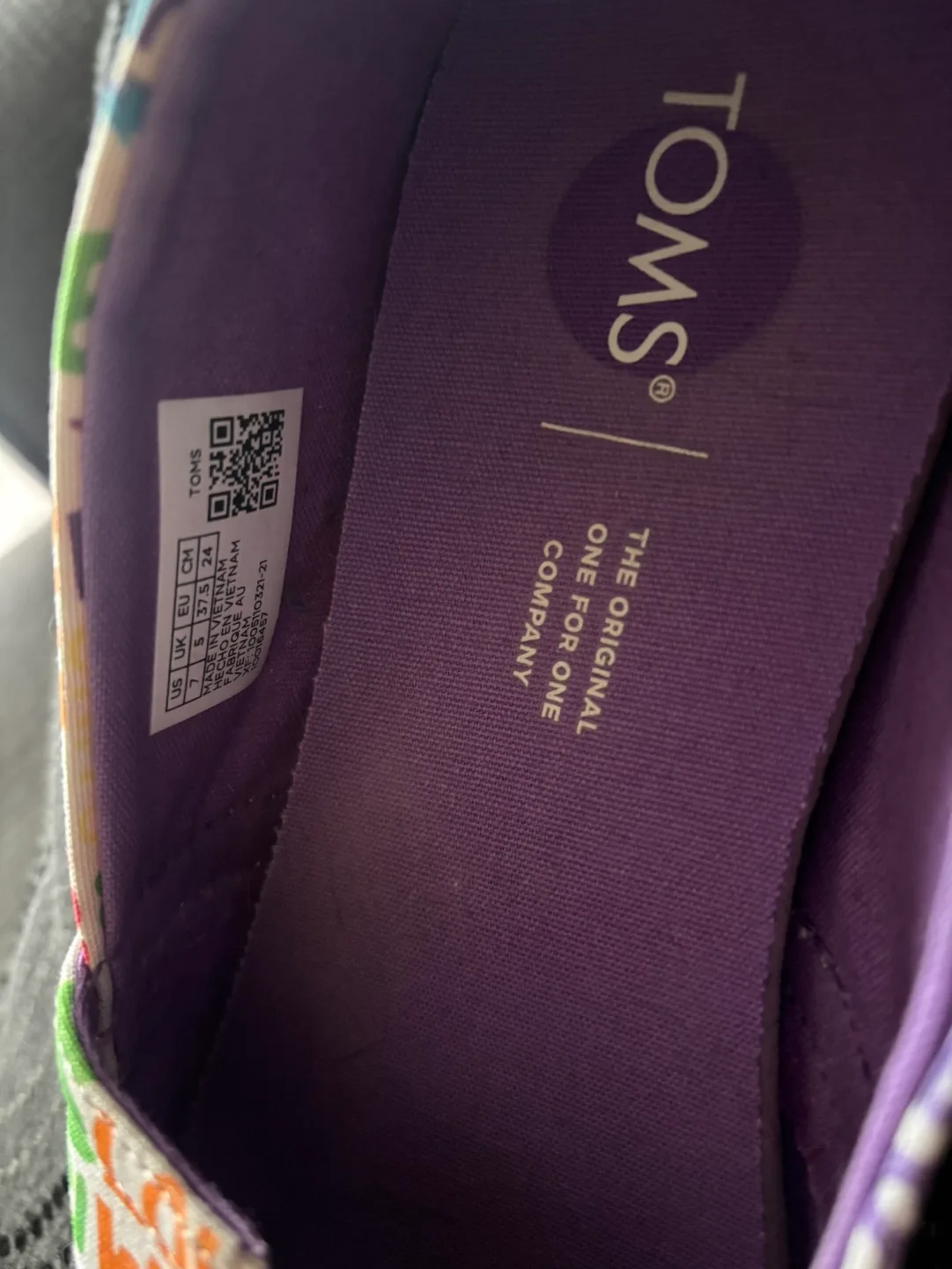 TOMS Pride Rainbow Slip-On Shoes image indicator(2)