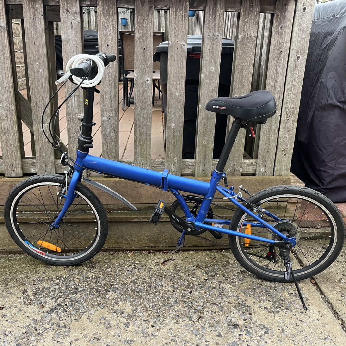 Folding Bike - Blue - Excellent Condition