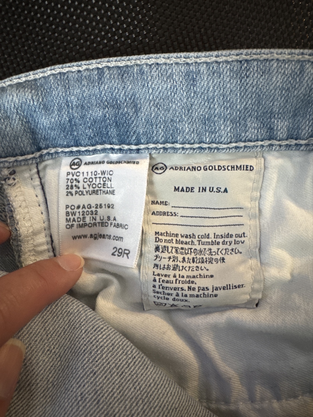 AG Adriano Goldschmied The Stilt Cigarette Leg Jeans - photo 5