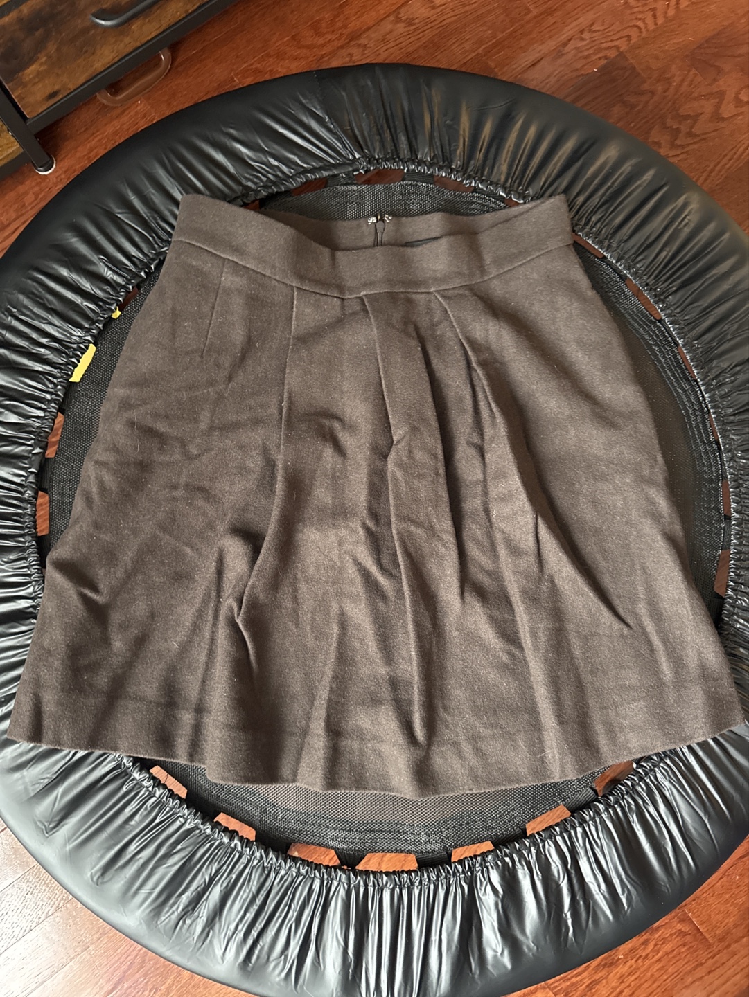Uniqlo Brown wool A-line Skirt Size 12