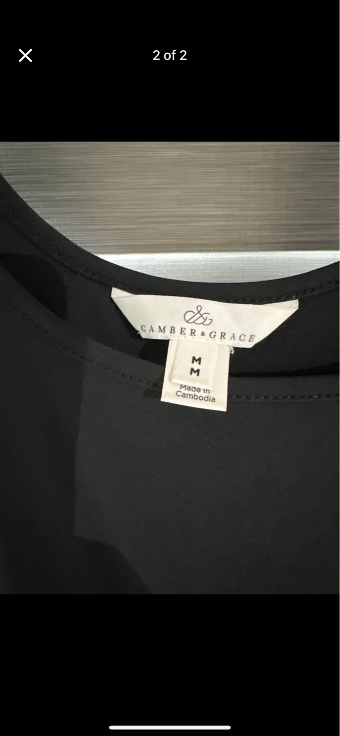 Camber & Grace Black Jumpsuit Size Medium - photo 2