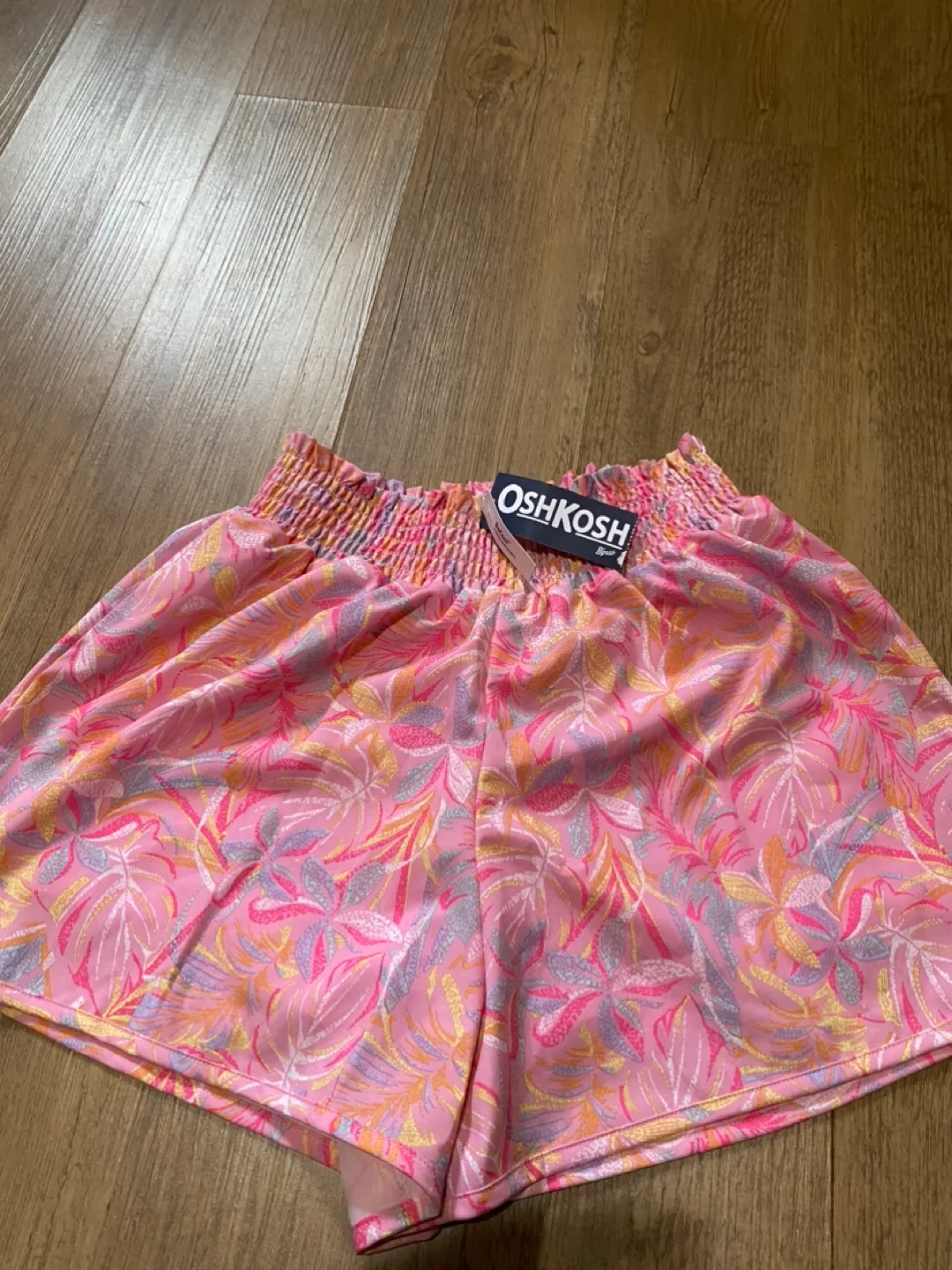 OshKosh B'gosh Girls' Pink Floral Shorts image indicator(2)