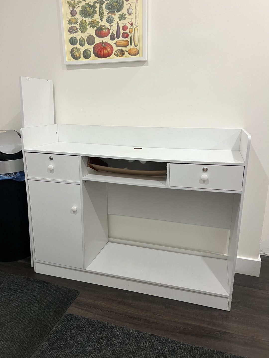 FREE JUST TAKE IT! White Reception Desk or Counter