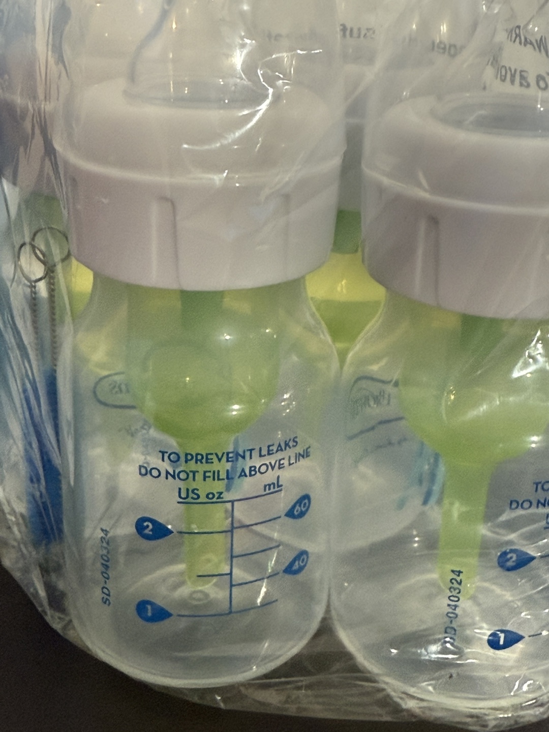 Dr Brown's Options+ Anti-Colic Baby Bottles - 4 Pack - photo 2