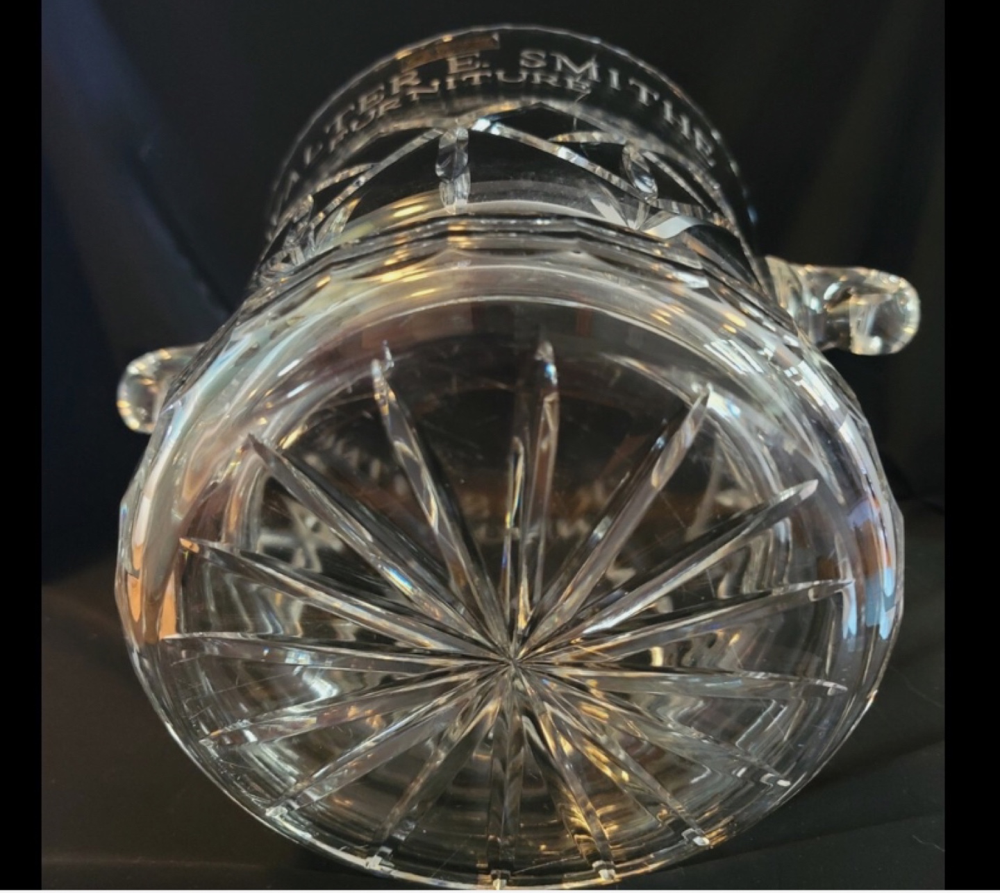 Vintage Crystal Ice Bucket - photo 2