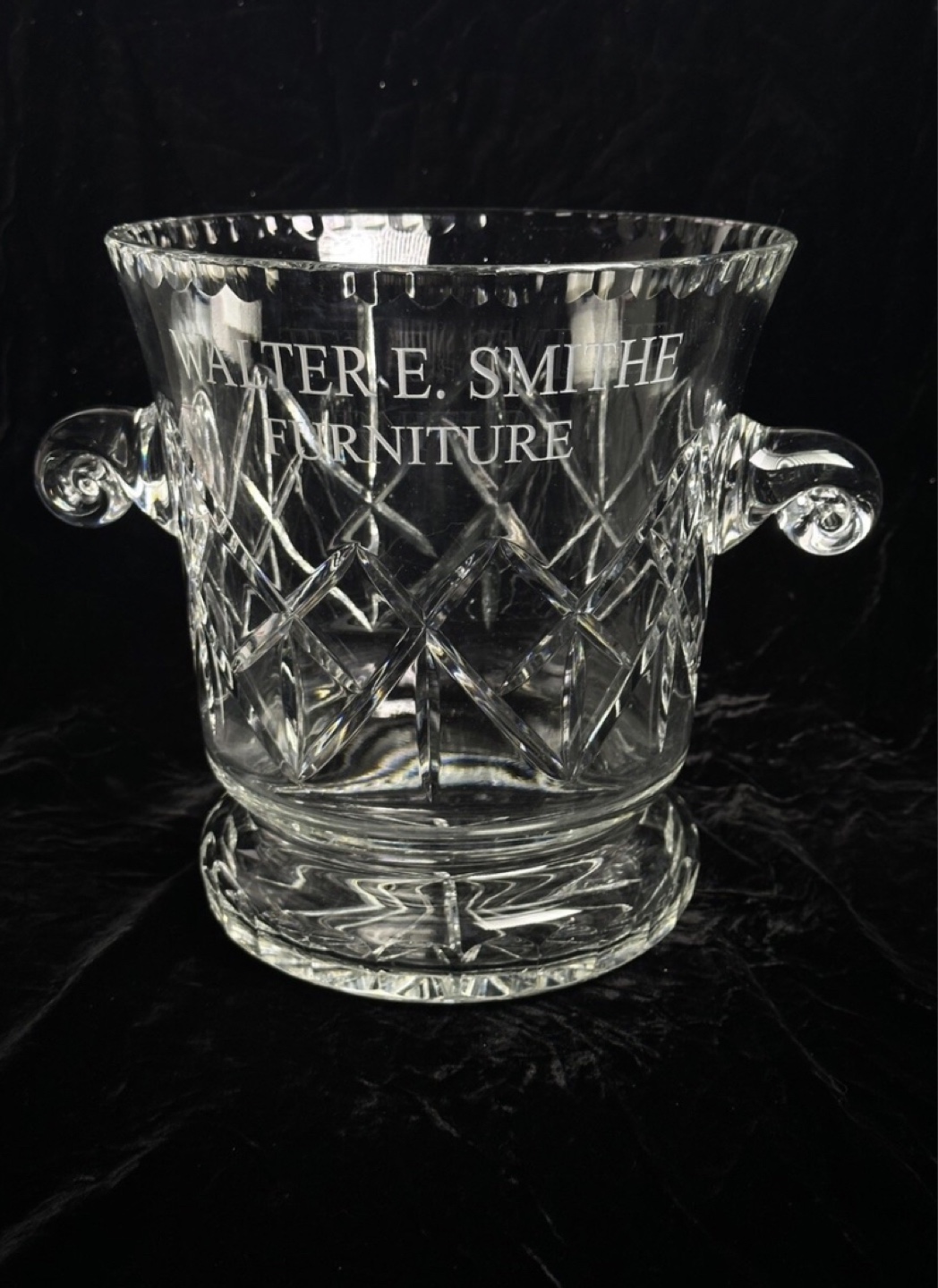 Vintage Crystal Ice Bucket