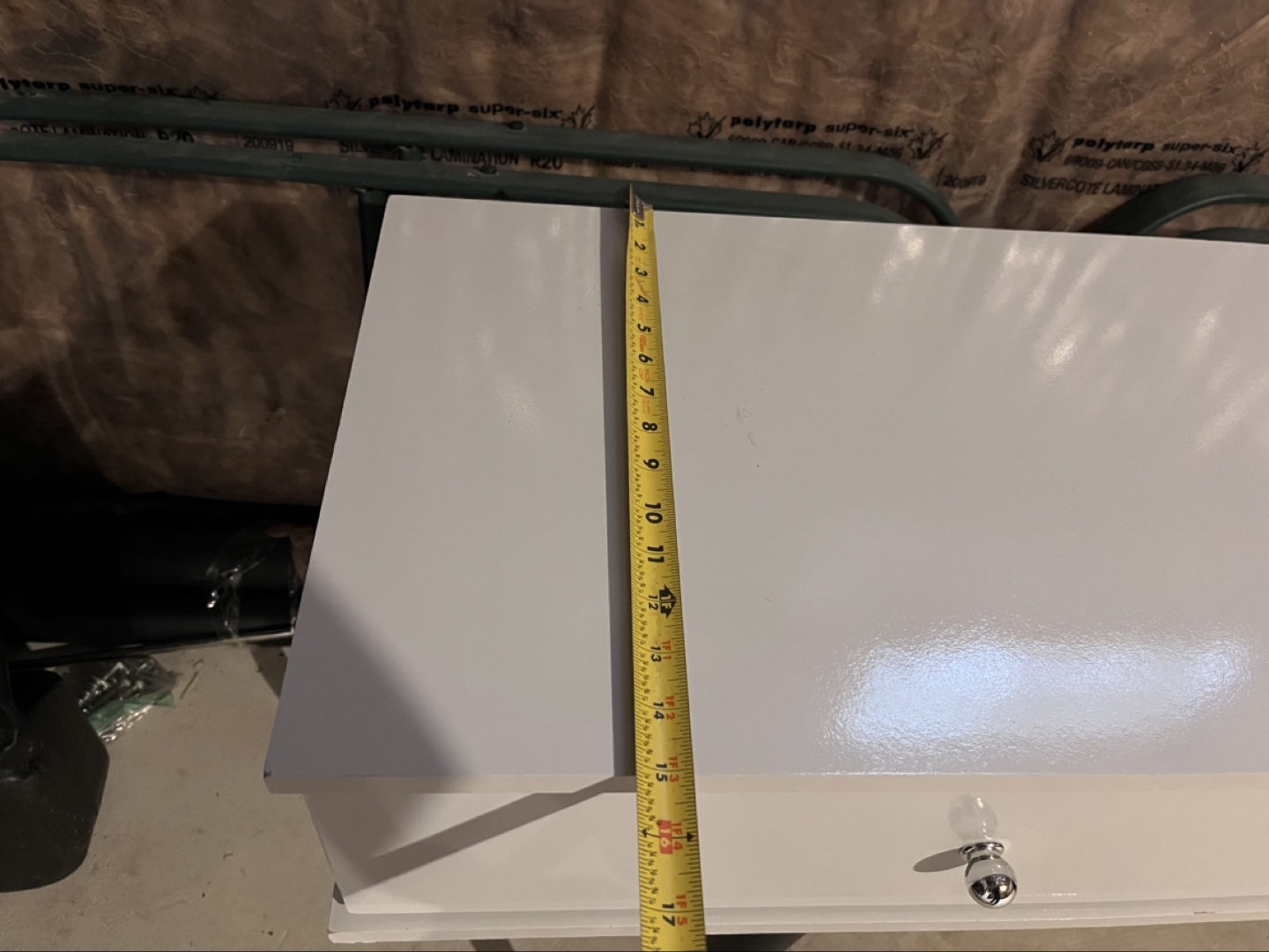 White & Black Two-Drawer Console Table - photo 5